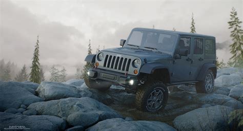 Jeep Rubicon 10th Anniversary 3d Artist Alex Koryshev Hum3D