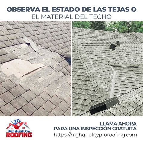 High Quality Pro Roofing Inc. - OBSERVA EL ESTADO DE LAS TEJAS O EL