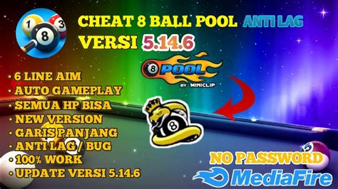 GRATIS CHEAT 8 BALL POOL 5 14 6 TERBARU 2023 AIM TOOL GARIS PANJANG 3