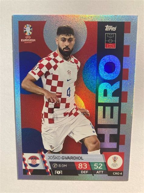 Match Attax Euro Josko Gvardiol Cro Hero Karte Kaufen Auf