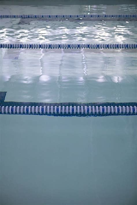 Lanes In A Competition Swimming Pool Stock Photo Image Of Calm Empty