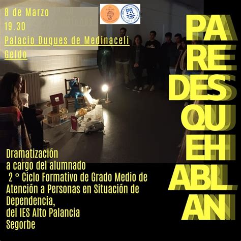 Instituto de Cultura del Alto Palancia Miércoles 8 y Jueves 9