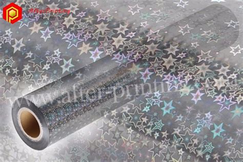 Silver Lamination Custom Holographic Film Mic Bopp Eva High Quality