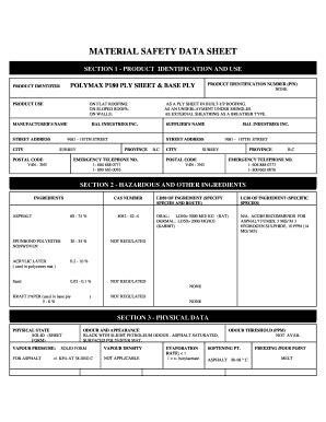 Fillable Online Msds Polymax Doc Fax Email Print Pdffiller