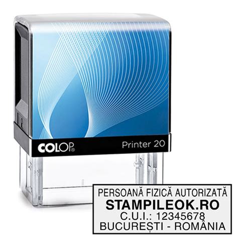 Stampila Pfa Colop Printer 20 Dimensiune 38 X 14 Mm • Stampile Ok