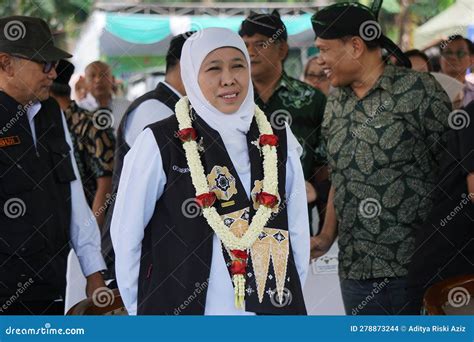 Khofifah Indar Parawansa Governor Of East Java On Sumberasri Durian