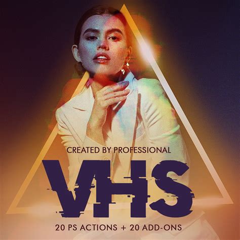 Vhs Photoshop Acties Vhs Acties Voor Photoshop Professionele Etsy