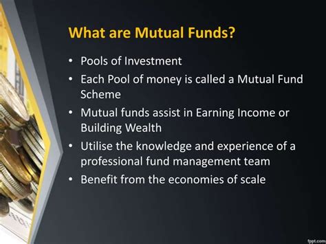 Regulatory Framework Of Mutual Funds