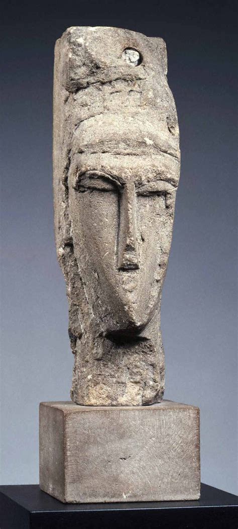 Amedeo Modigliani Head Amedeo Modigliani Modigliani Scultura