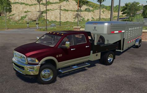 Dodge Ram 3500 Flatbed V1 0 0 0 Mod Farming Simulator 2022 19 Mod