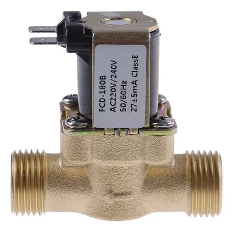 Válvula Solenoide Eléctrica De Latón G1 2 Pulgada De 1 Pieza Cuotas