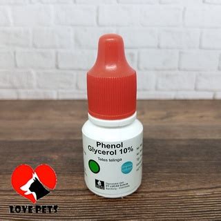 Jual Phenol Glycerol Obat Tetes Telinga Kucing Anjing Kelinci Radang