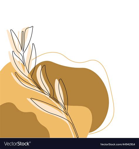 Leaf corner Royalty Free Vector Image - VectorStock