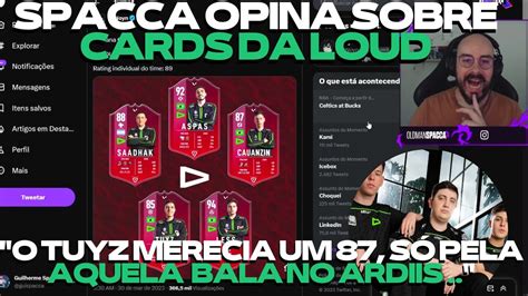 Spacca Comenta Sobre Cards Da Loud Vct Am Ricas Ultimate Valorant