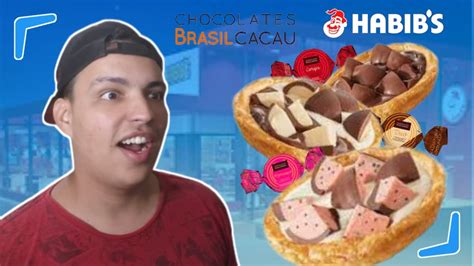 PROVANDO AS ESFIHAS DE PÁSCOA DO HABIBS YouTube