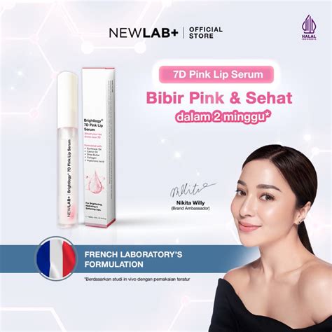 Jual Newlab D Pink Lip Serum I Lipgloss Bening Lip Balm I Serum Bibir