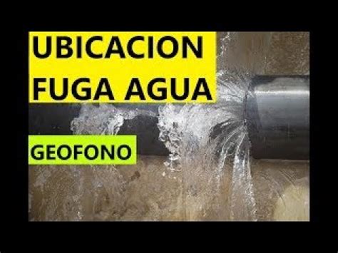 LOCALIZACION DE FUGA DE AGUA Con EQUIPO GEOFONO En Lima YouTube