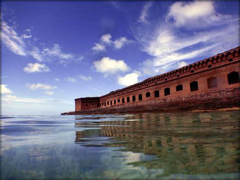 Fort Jefferson Reflected Snorklers View Fort Jefferson On Flickr