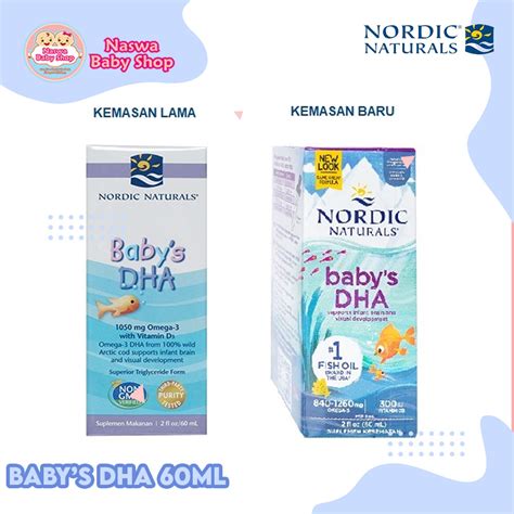 Jual Nordic Naturals Baby S DHA 60ml Shopee Indonesia