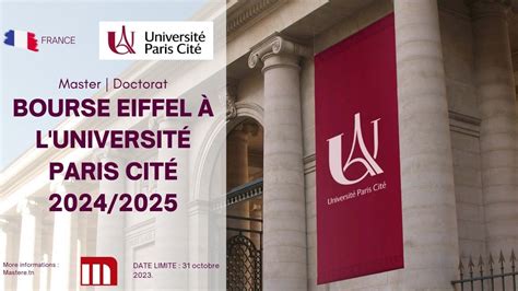 Bourse Eiffel à l Université Paris Cité 2024 2025