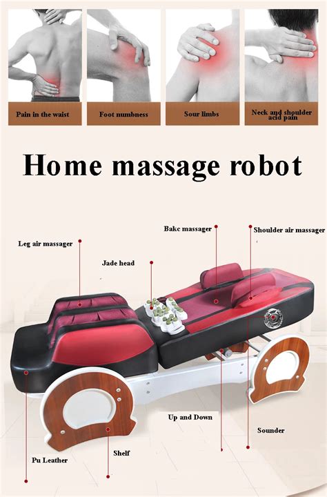 2019 New Deep Kneading Shiatsu And Vibration Natural Jade Massage Bed With Heat Buy Bed Massage