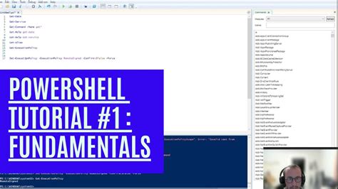 Powershell Tutorial Fundamentals Beginners Youtube