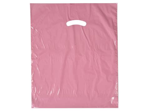 Pink Plastic Merchandise Bags 12 X 15 Nashville Wraps