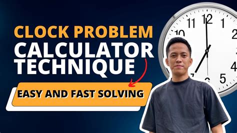 Clock Problem Calculator Technique YouTube