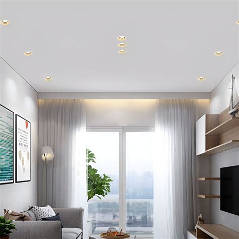 Square Round COB Anti Dazzle Frameless Recessed Ceiling Lights