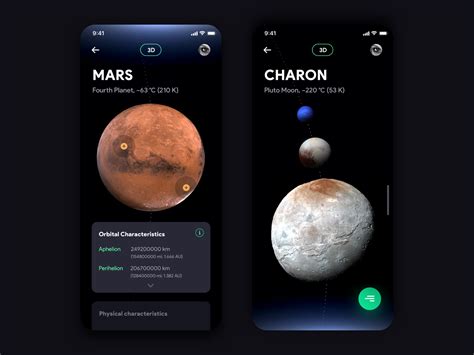 Solar System Simulation by Daria Bugrowskaia on Dribbble