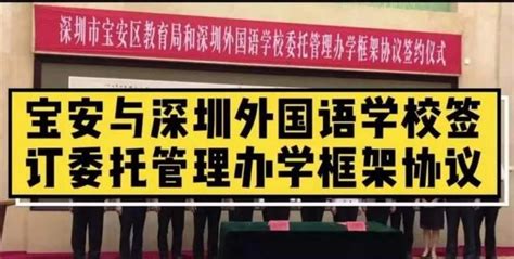 重磅！深外正式落戶寶安區！來看看四大名校的30所分校情況 每日頭條