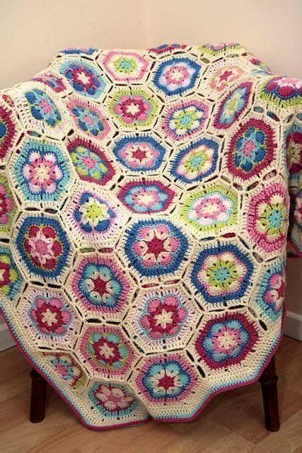 Hexagones Au Crochet Tuto Et Id Es Hexagone En Crochet Tapis Au