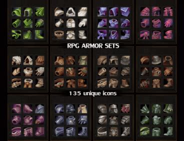 RPG Armor Sets - Free Download | Dev Asset Collection