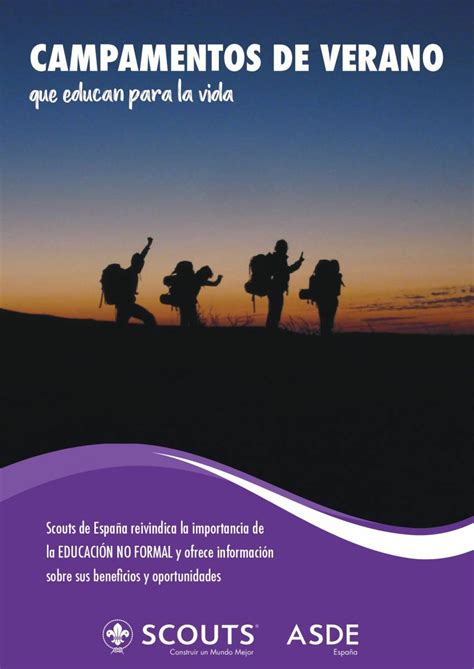 Decálogo De Actividades Y Campamentos Scouts Educan Para La Vida