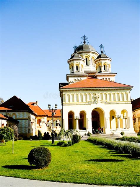 Koronacyjna Katedra W Alba Iulia Rumunia Zdj Cie Stock Obraz