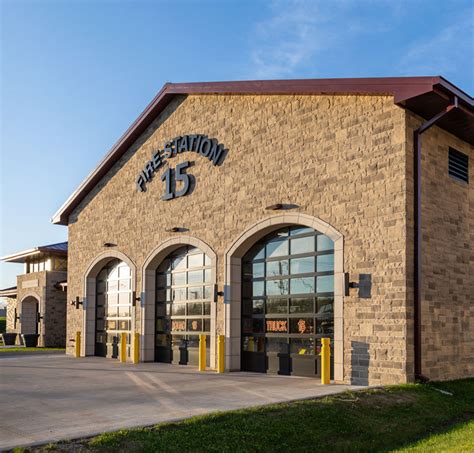 Waterford Stone And Cordova Stone Used For Rolling Meadows Fire Station