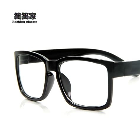 Vintage Fashion Glasses Frame Black Glasses Big Box Decoration Frame Eyeglasses Frame Plain