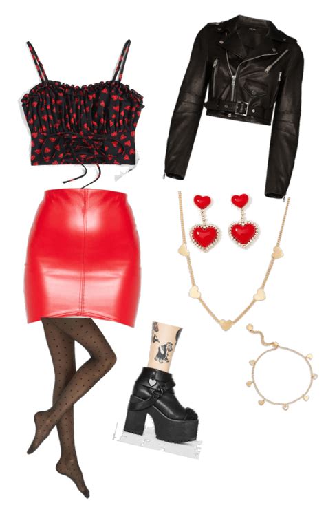 Daughter Of The Queen Of Hearts Outfit Shoplook Outfits Princess