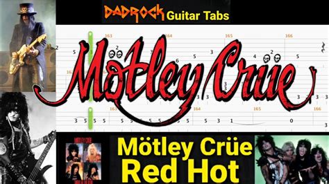 Red Hot Motley Crue Guitar Bass Tabs Lesson Request Youtube