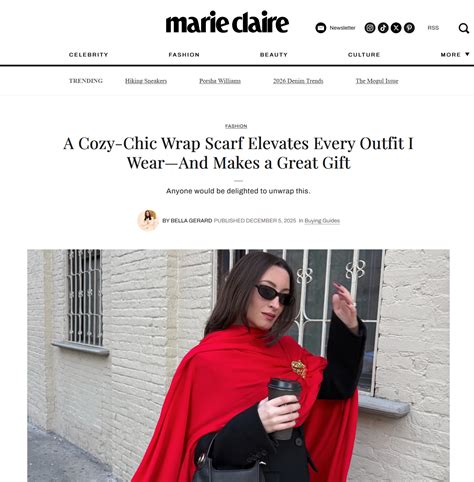 A Cozy-Chic Wrap Scarf Elevates Every Outfit I Wear—And Makes a Great