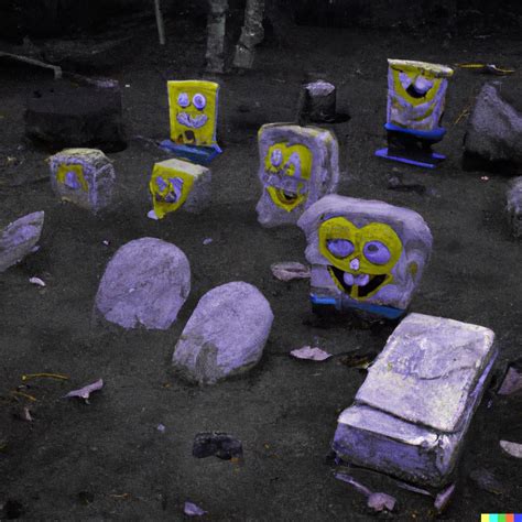 Eerie Gloomy Spongebob Graveyard Rdalle2