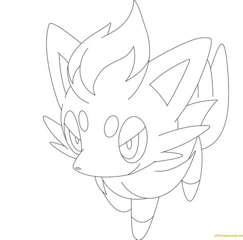 Best Ideas For Coloring Zoroark Pokemon Coloring Page