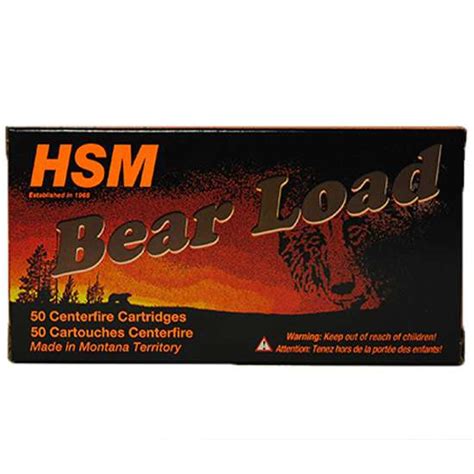 Hsm Hsm45c7n Bear Load 45 Colt Lc 325 Gr Wide Flat Nose Wfn 50 Bx