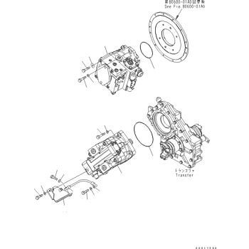 720 1L 00010 Komatsu PUMP ASS Y