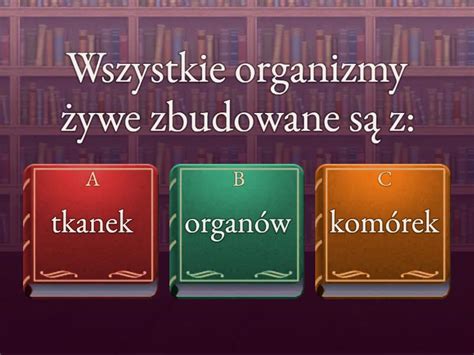 Organizm Cz Owieka Jako Funkcjonalna Ca O Test