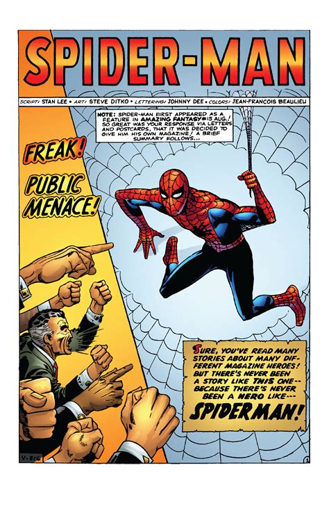 Read Online Amazing Fantasy Spider Man Comic Issue Spider