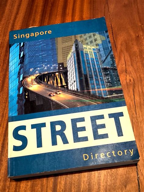 Singapore Street Directory Book Year 1995 18th Edition Map Hobbies