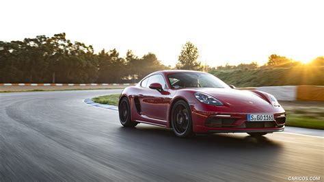 2020 Porsche 718 Cayman GTS 4 0 Color Carmine Red Front Three Quarter