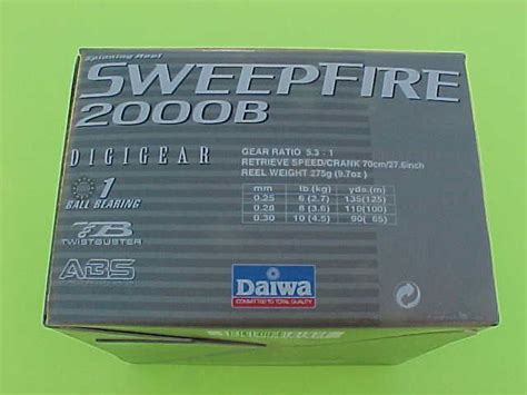 Daiwa Sweepfire 2000b Spinning Reel New In The Box Berinson Tackle