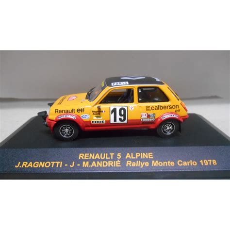 Renault Alpine Rally Monte Carlo Ragnotti Altaya Ixo Rally